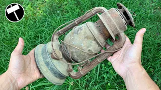 Rusty Oil Lamp Restoration