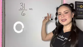 Converting Improper Fractions To Mixed Numbers | 4th Grade | Silent Math #fractions #mathisforgirls