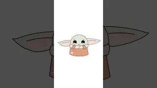 Drawing Cute Baby Yoda