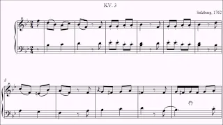 ABRSM Piano 2023-2024 Grade 3 A12 Mozart Allegro in Bb K.3 Sheet Music