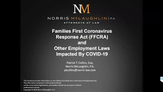 Families First Coronavirus Response Act and Other Employment Laws Impacted by COVID-19 [Webinar]