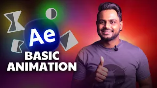 Composition & Basic Animation  EP02 | Sinhala Tutorial } Adobe After Effect Basic