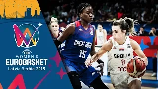 Serbia v Great Britain - Highlights - Bronze Medal - FIBA Women's EuroBasket 2019