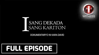 'Isang Dekada, Isang Kariton,' dokumentaryo ni Kara David | I-Witness