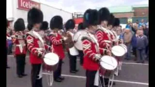 1st Battalion Irish Guards Corps of Drums @ East Belfast 10 10 09 part 2