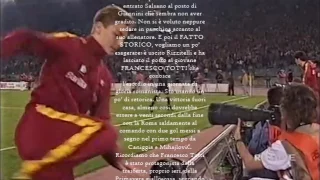 Il primo minuto in Serie A di Francesco Totti