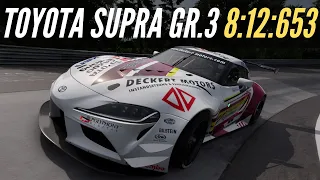 Gran Turismo 7: Lap Time Challenge Nurburgring 24H | Toyota Supra Gr. 3 Hotlap [4K]
