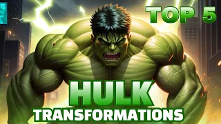 Top 5 Hulk Transformations You Need to See: Marvel's Most Epic Moments | H.E.R.O.V.E.R.S.E.