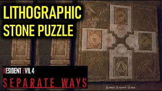 Lithographic Stone Puzzle | Separate Ways | Resident Evil 4 DLC (RE4)