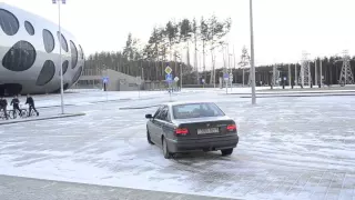 Bmw e39 snow drift