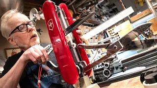 Adam Savage Repairs His Giant Swiss Army Knife!