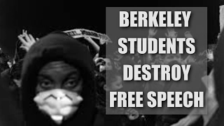 Protesters at Berkeley destroy campus
