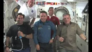 STS-134 Crew Talks With Sam Ting