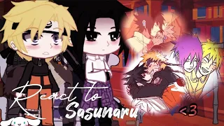 ||🍡Naruto Shippuden react to Sasunaru🦊|| SASUNARU || Made by: CrissXReacts