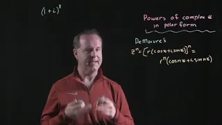 Powers of Complex Numbers in Polar Form - DeMoivre's Theorem
