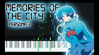 Memories Of The City Piano Tutorial - Persona 3 [+ sheet music, mp3, MIDI]