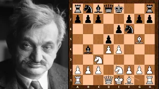 Outrageously ACCURATE PLAYER ahead of his time! || Emanuel Lasker vs Richard Reti || New York 1924