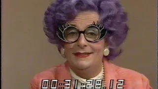 Dame Edna Everage | Funny interview | Dame Edna | Comedy | Afternoon plus | 1982