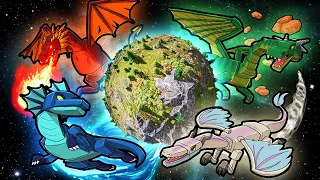 Minecraft Dragons - LOST ELEMENTAL WORLD of Dragons!