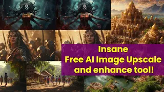 Insane Free AI Image Upscale and enhance tool, Try now!