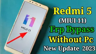Redmi 5 Frp Bypass Without Pc 2023 // redmi frp bypass without pc // Google Frp Bypass 2023 // frp