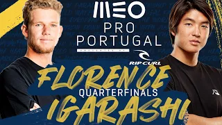 John John Florence vs Kanoa Igarashi MEO Pro Portugal - Quarterfinals Heat Replay