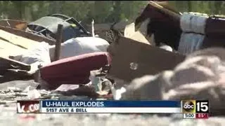 Phoenix police: U-Haul truck explodes during out-of-state move