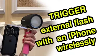How to trigger external flash with iPhone or ipad