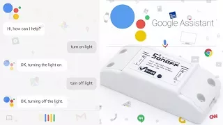 How to connect sonoff smart ewelink to google assistant