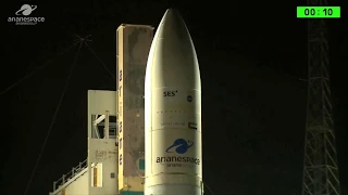 Launch of Arianespace Ariane-V VA241 carrying the SES-14 & Al Yah-3 comsats from Kourou