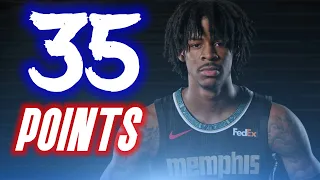 Ja Morant 35 Pts 10 Ast Full Highlights vs Wizards | March 2, 2021 | 2020-21 NBA Season