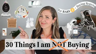 30 Things I Am Not Buying for Baby #5 + Registry Regrets