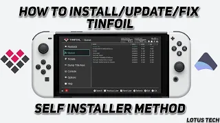 How To Install/fix/update Tinfoil for Nintendo Switch (1.18.0 guide - Self Installer)