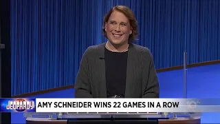 Amy Schneider wins 22nd game on ‘Jeopardy!’