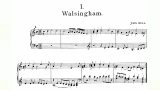 John Bull - Walsingham Variations FVB 1 (Fitzwilliam Virginal Book Vol. 1 no. 1) audio+sheet music