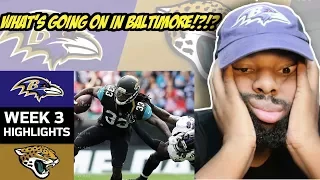 Ravens vs Jaguars | NFL Week 3 Game Highlights - We Have To Play Ravens Football Baltimore! Reaction