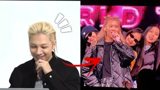 Taeyang react to BLACKPINK teasing him in their concert