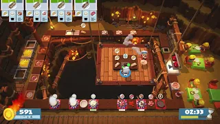 Overcooked 2  【World Record】Story  5-3   2 players   Score 2051