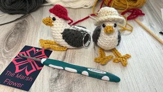 Crochet a Seagull Keychain with Me