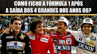 Como ficou a Fórmula 1 após a saída de Nelson PIQUET, Nigel MANSELL, Alain PROST e Ayrton SENNA?