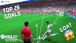 FIFA 23 - TOP 20 GOALS | World Cup Qatar 2022™| PS5 [4K60] HDR