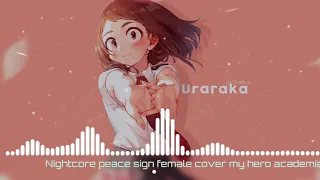 Nightcore peace sign female cover my hero academia