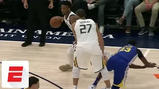 Donovan Mitchell leaves Draymond Green on the ground with wicked crossover | ESPN