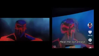 Spider-Man: Across the Spider-Verse Alternate Theater Scenes Compared.