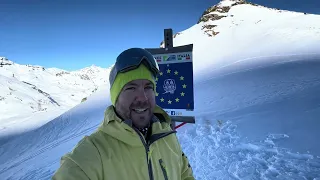 La Rosiere (France) Border with La Thuile (Italy) #shorts