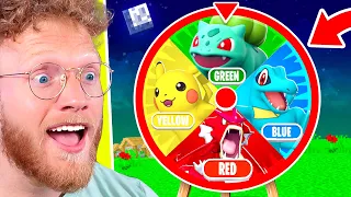 This WHEEL DECIDES Which COLOR POKEMON We CATCH!