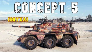 World of Tanks Concept No. 5 - 10,5K Damage