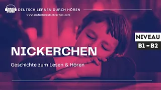 #374 Geschichte zum Lesen & Hören || Thema: Nickerchen | Deutsch lernen durch Hören | B1 - B2 - DldH