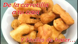 Yuquitas fritas de carretilla (antojito peruano)