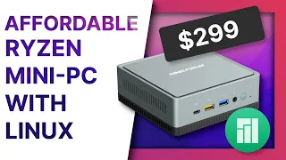 SUPER AFFORDABLE Ryzen powered Linux desktop: DeskMini UM350 Review